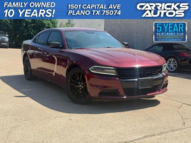 Red 2017 Dodge Charger Sedan Rear-Wheel Drive 8-Speed Automatic