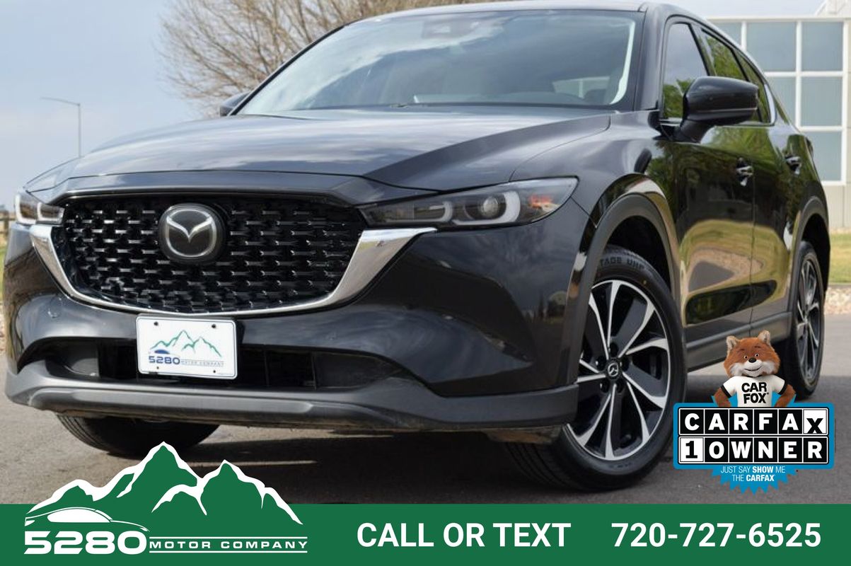 Black 2022 Mazda CX-5 2.5 S Premium Plus AWD SUV / Crossover All-Wheel Drive 6-Speed Automatic