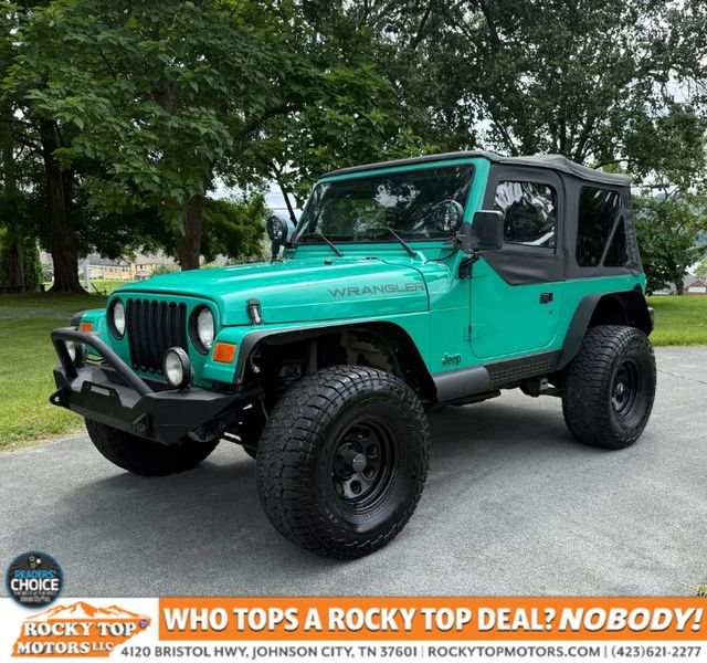 Green 2000 Jeep Wrangler SUV / Crossover Four-Wheel Drive 3-Speed Automatic