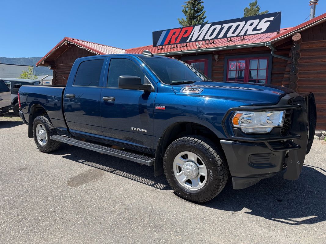 Blue 2021 RAM 2500 Tradesman Crew Cab 4WD Pickup Truck Four-Wheel Drive 8-Speed Automatic