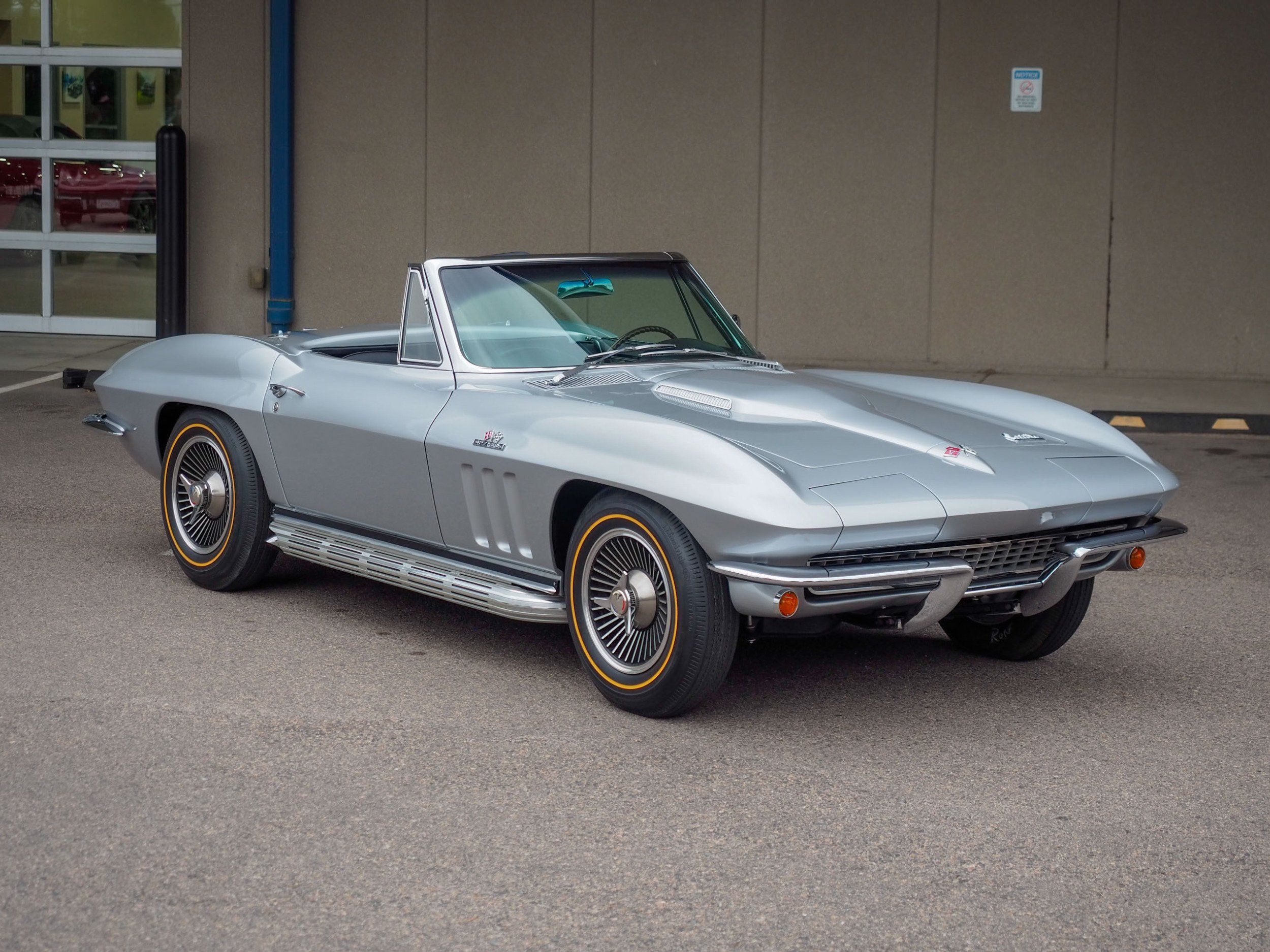 1966 Chevrolet Corvette Silver Roadster