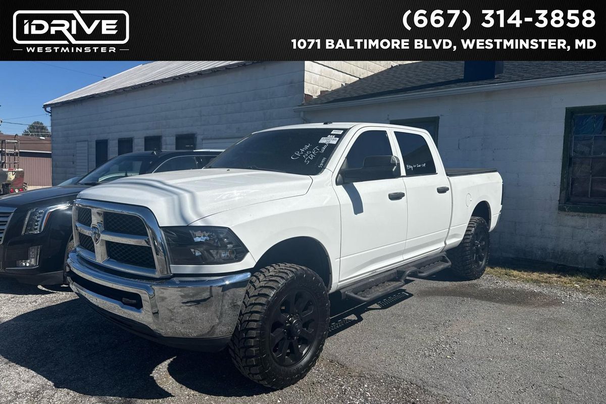 2013 RAM 2500 Tradesman Crew Cab 4WD Pickup Truck Four-Wheel Drive 6-Speed Automatic