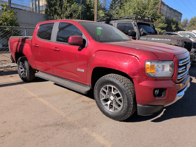 Red 2017 GMC Canyon Pickup Truck Four-Wheel Drive 8-Speed Automatic