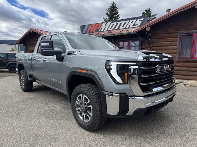 Silver 2024 GMC Sierra 2500HD Pickup Truck Four-Wheel Drive Automatic