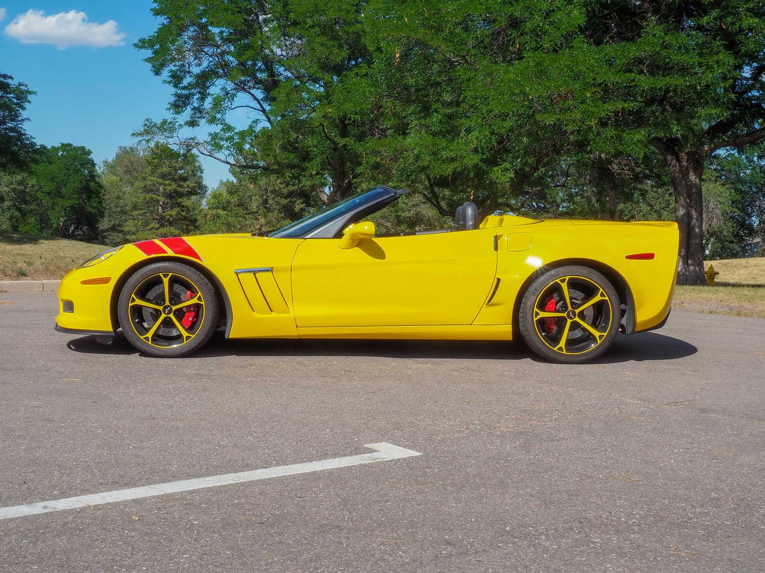 2010 Chevrolet Corvette Yellow Grand Sport