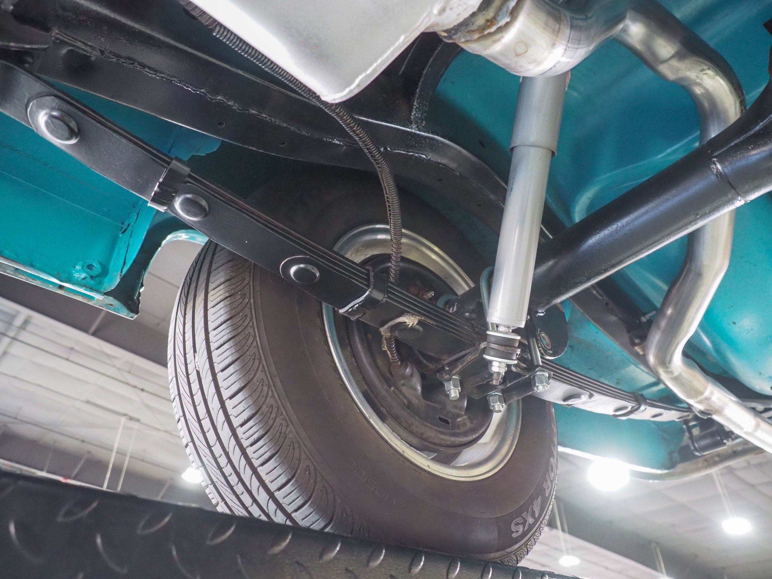 1955 Ford Fairlane Teal Coupe