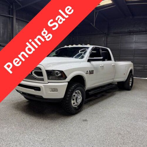 White 2018 RAM 3500 Pickup Truck Four-Wheel Drive 6-Speed Automatic