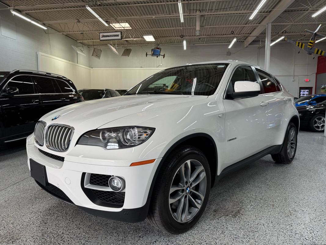 White 2013 BMW X6 xDrive50i AWD SUV / Crossover All-Wheel Drive 8-Speed Automatic