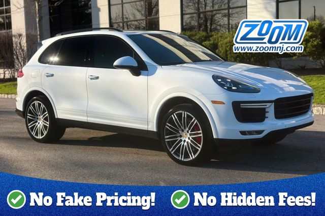 White 2015 Porsche Cayenne Turbo AWD SUV / Crossover All-Wheel Drive 8-Speed Automatic