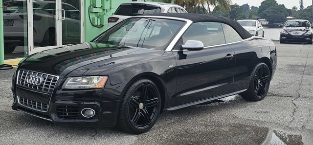 Black 2010 Audi S5 Convertible All-Wheel Drive Automatic