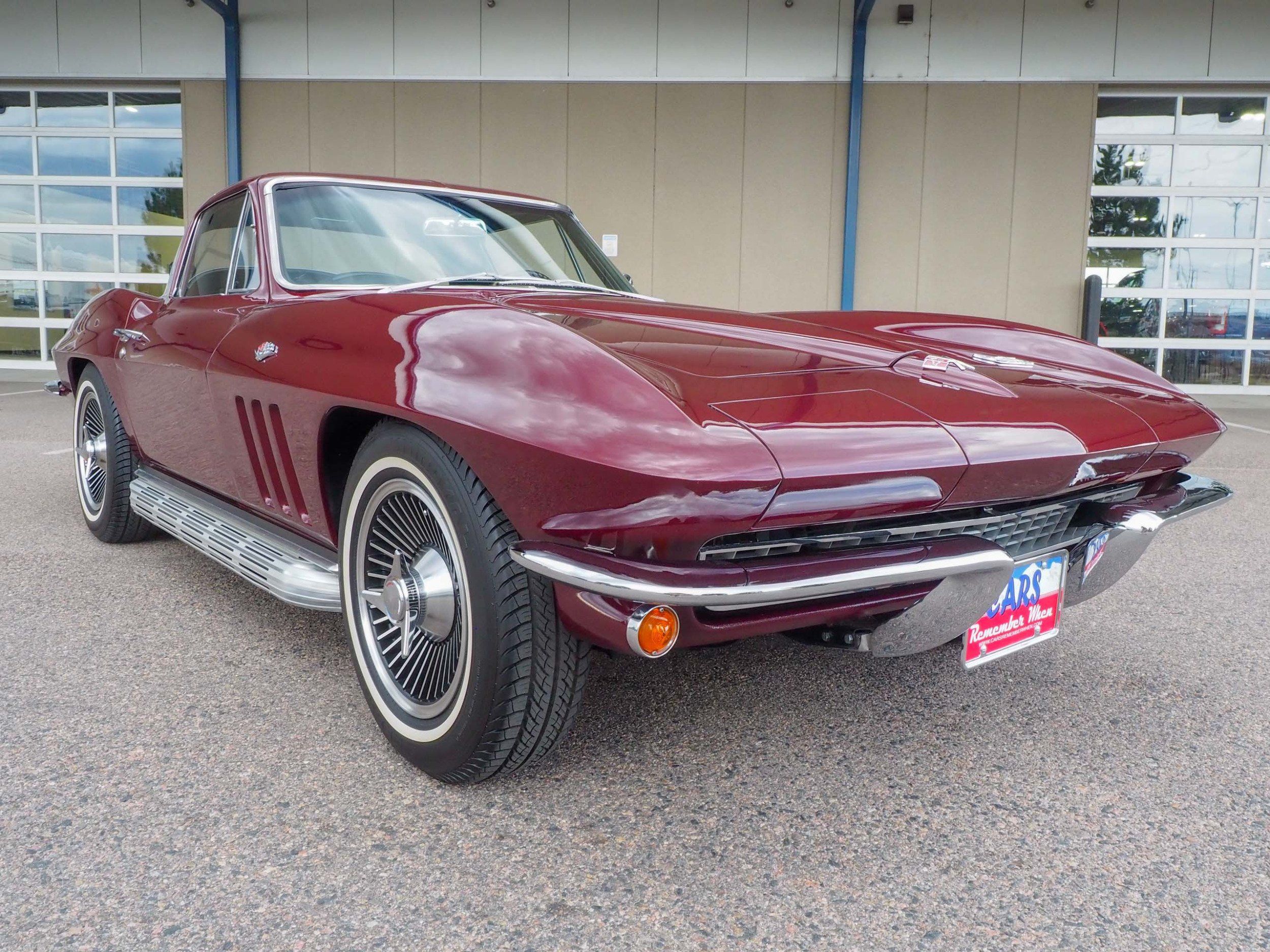 1966 Chevrolet Corvette Maroon Coupe