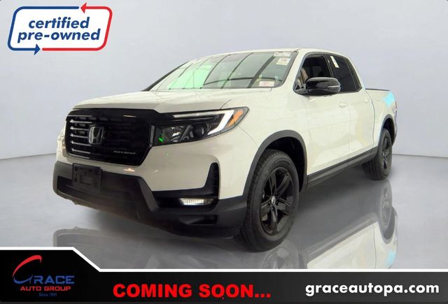 White 2022 Honda Ridgeline Pickup Truck All-Wheel Drive 6-Speed Automatic
