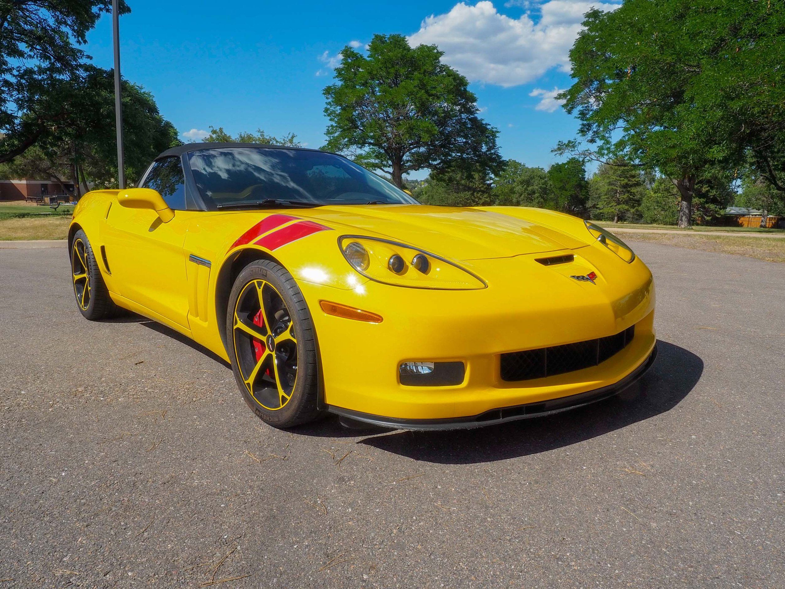 2010 Chevrolet Corvette Yellow Grand Sport