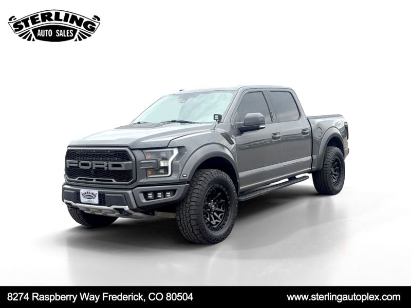 Silver 2018 Ford F-150 Pickup Truck Four-Wheel Drive Automatic