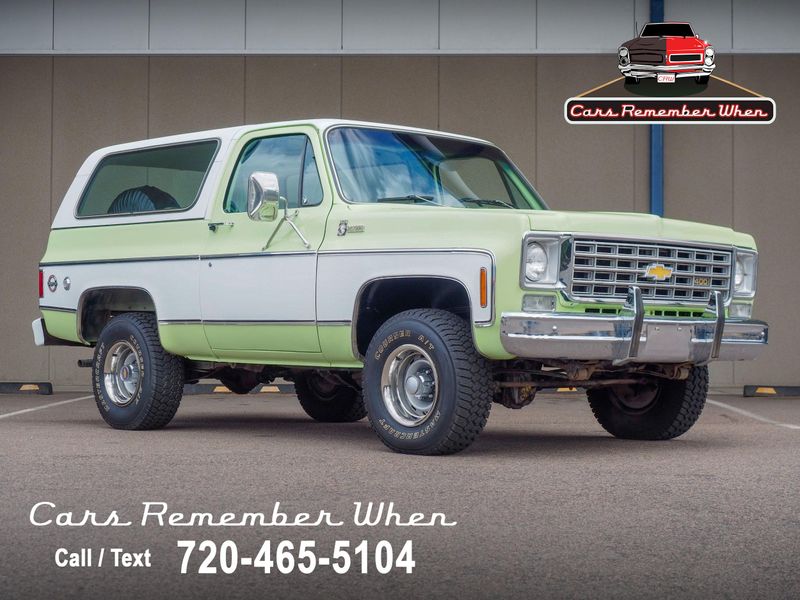 1976 Chevrolet Blazer Cheyenne Cars Remember When