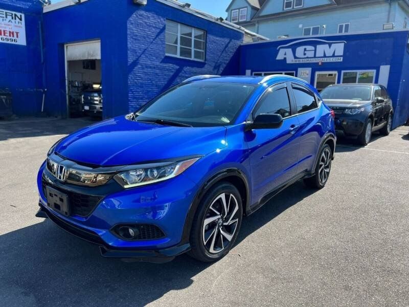 Blue 2019 Honda HR-V Sport AWD SUV / Crossover All-Wheel Drive Continuously Variable Transmission