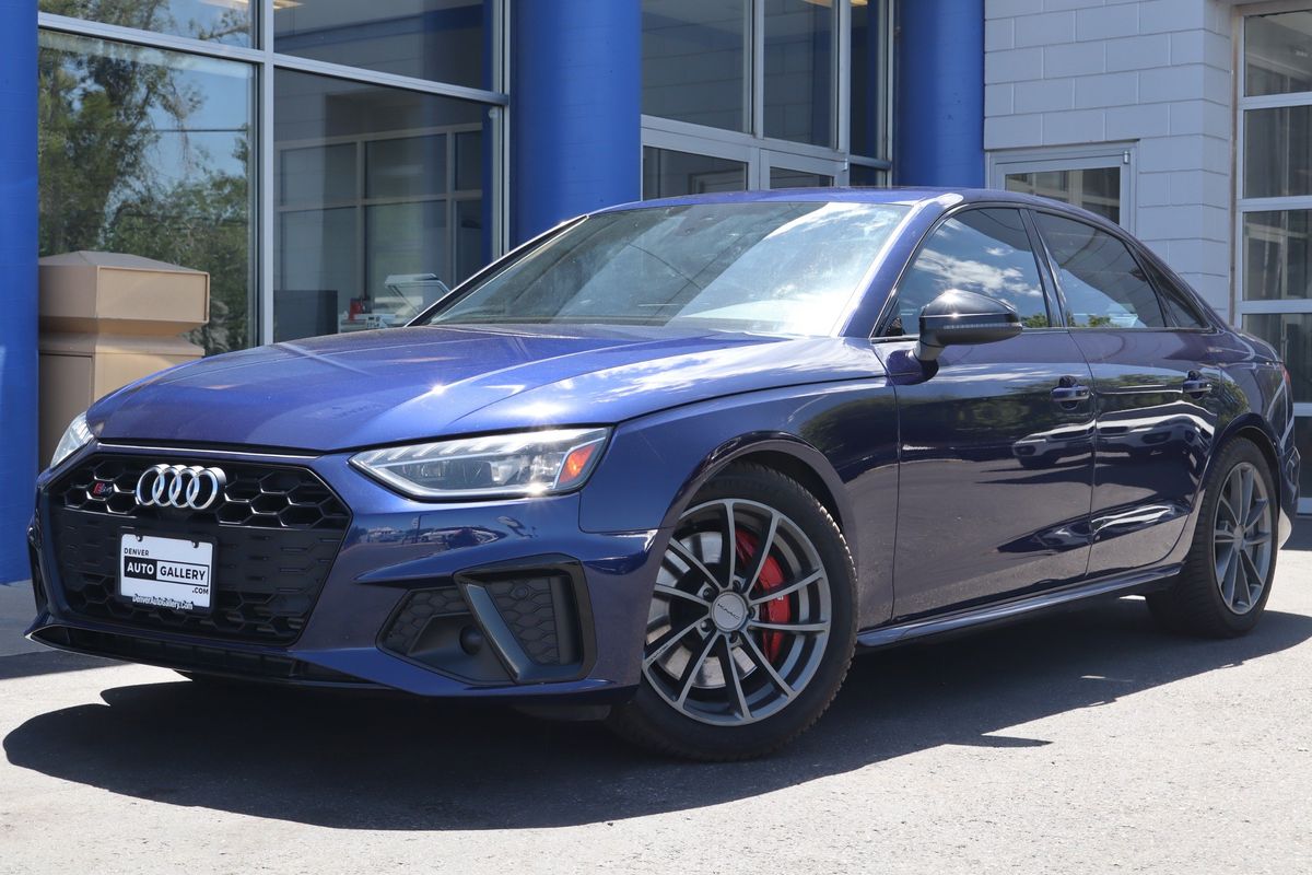 Blue 2020 Audi S4 3.0T quattro Premium Plus Sedan AWD Sedan All-Wheel Drive 8-Speed Automatic