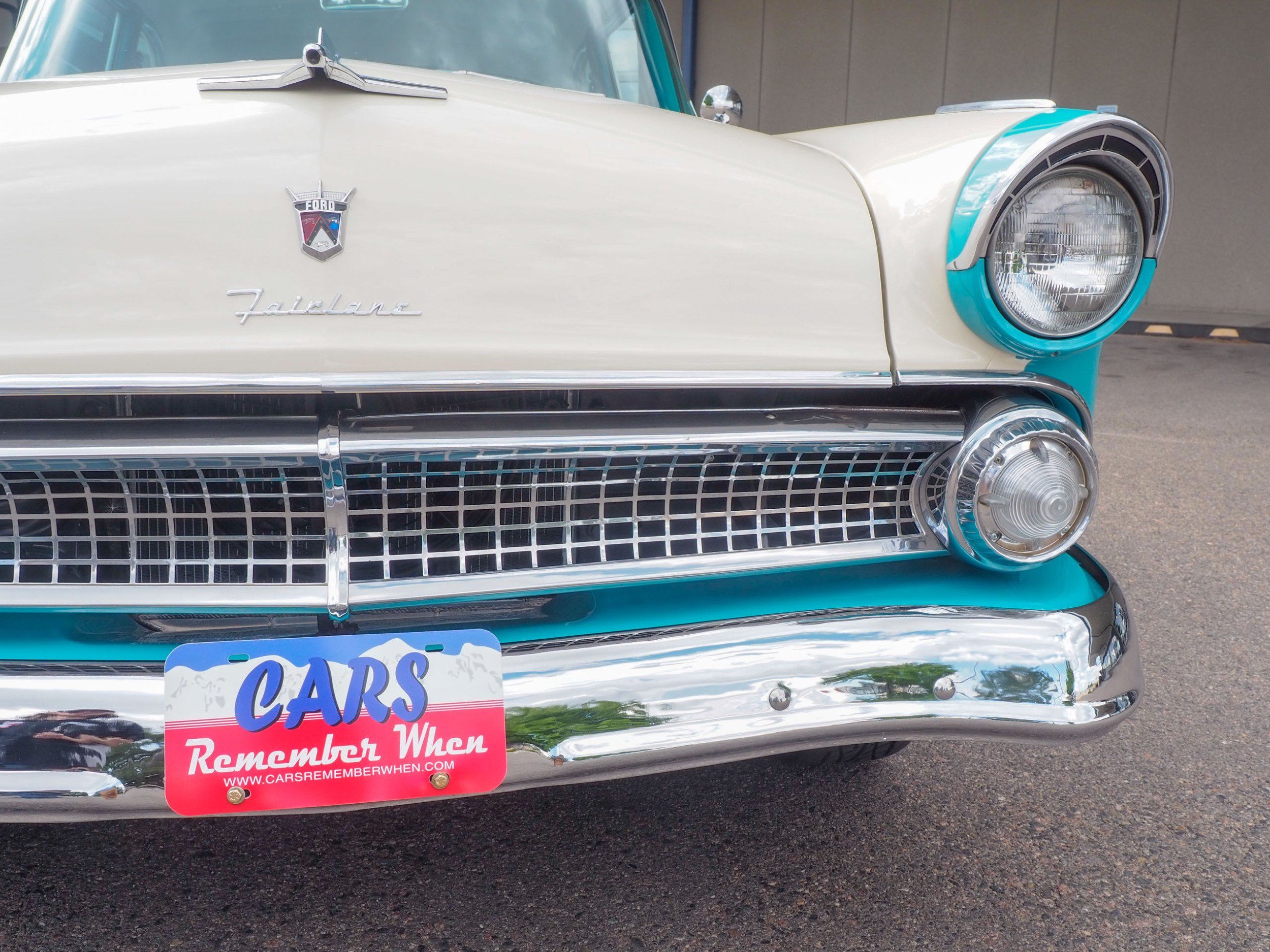 1955 Ford Fairlane Teal Coupe
