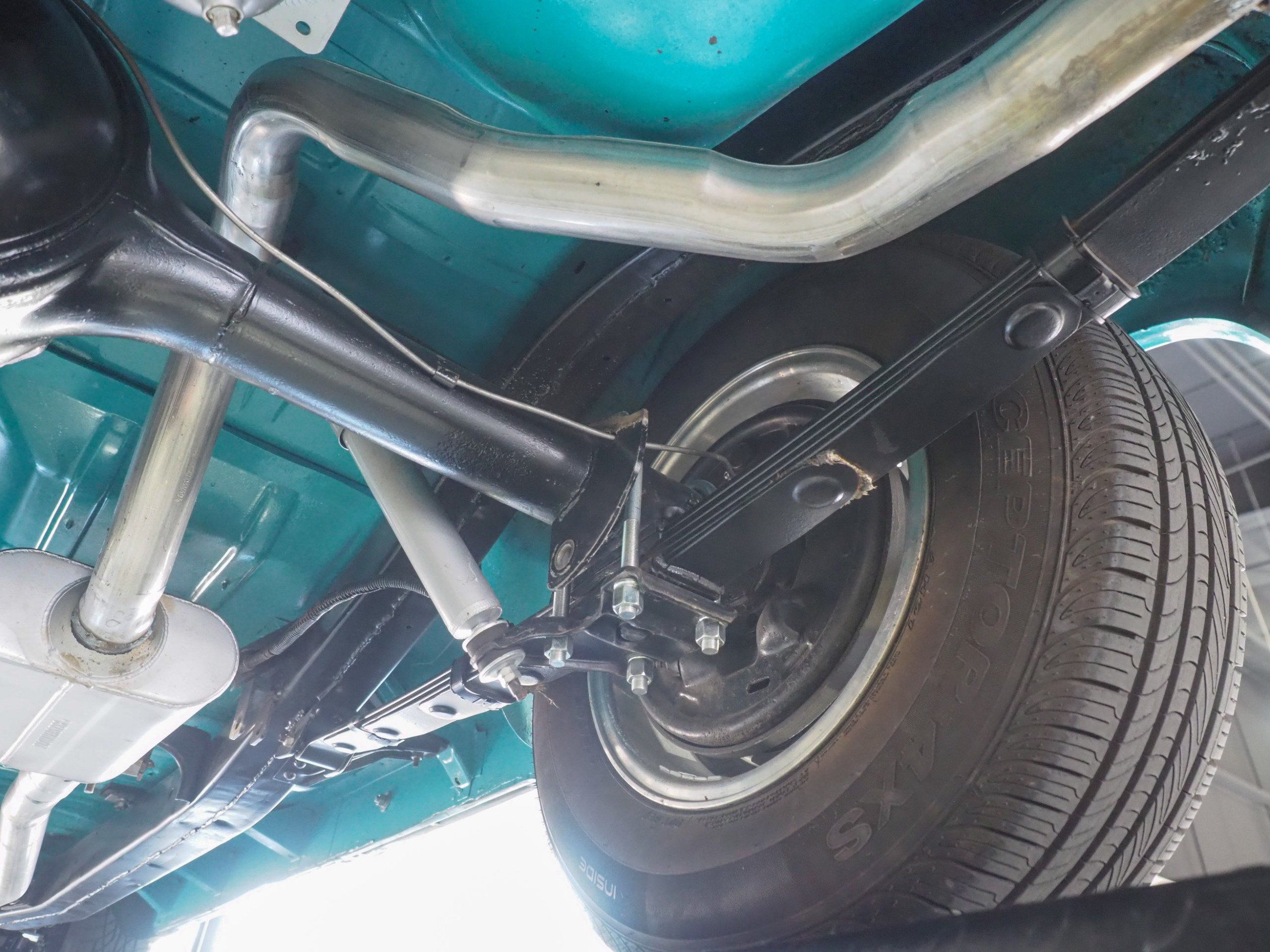 1955 Ford Fairlane Teal Coupe