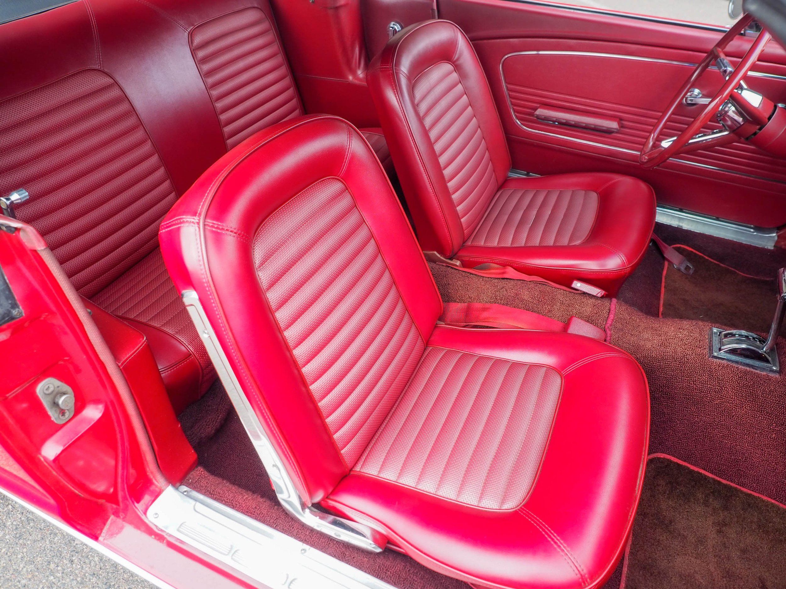 1966 Ford Mustang Red Convertible