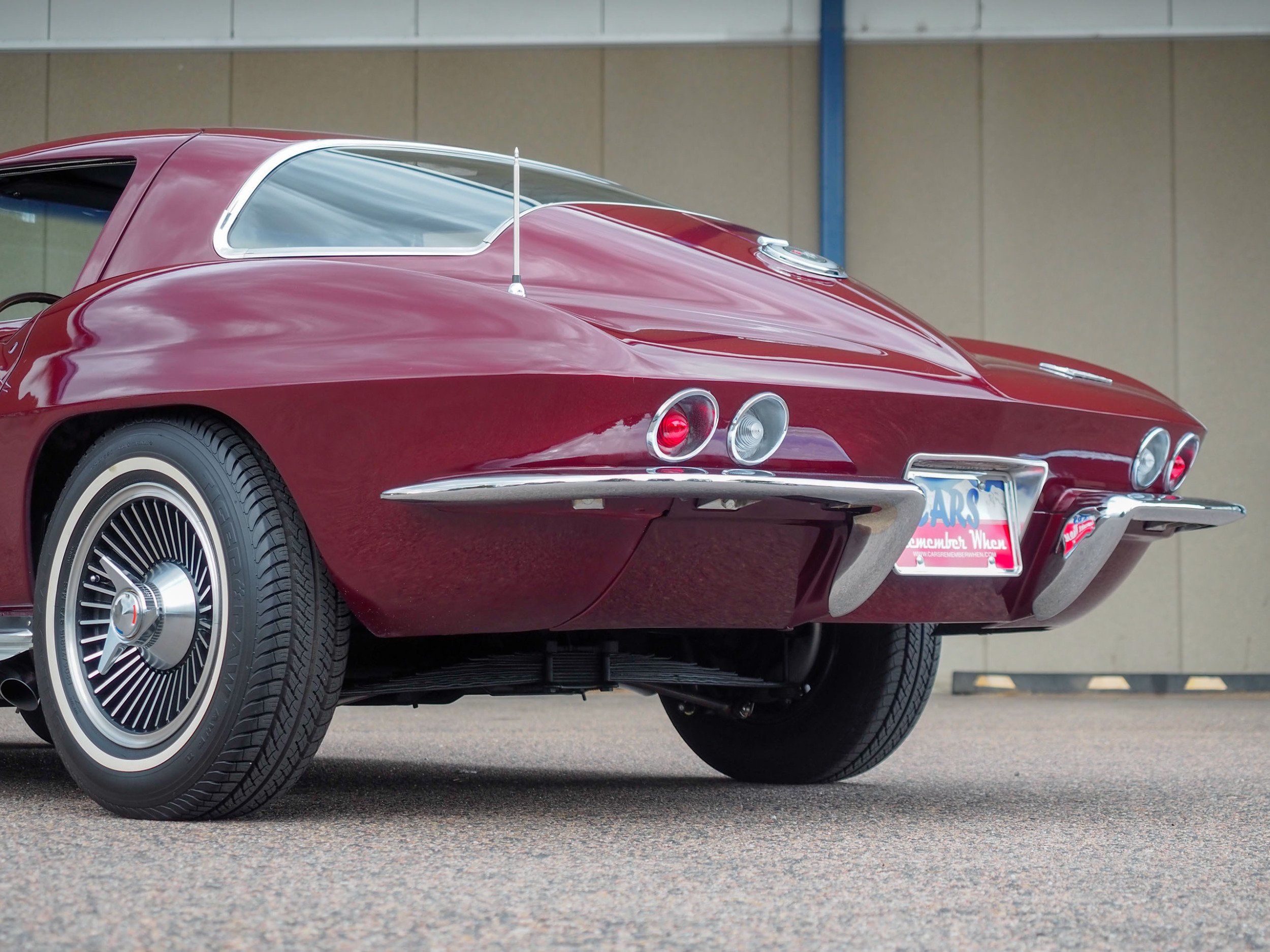 1966 Chevrolet Corvette Maroon Coupe