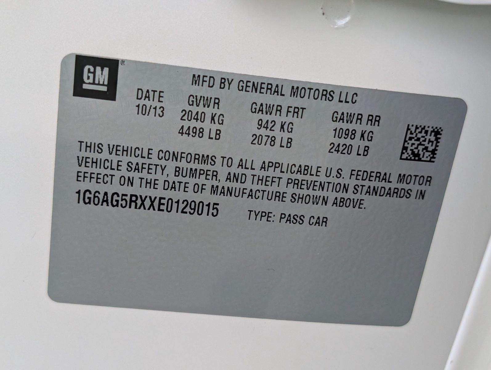 2014 Cadillac ATS 45