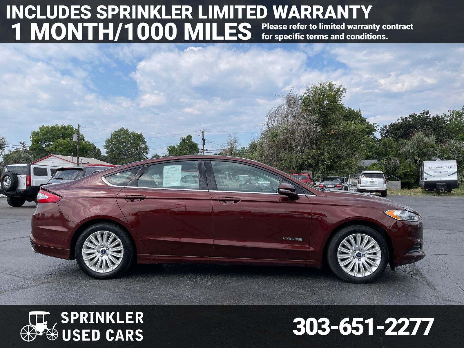 2015 Ford Fusion Hybrid SE Sprinkler Used Cars