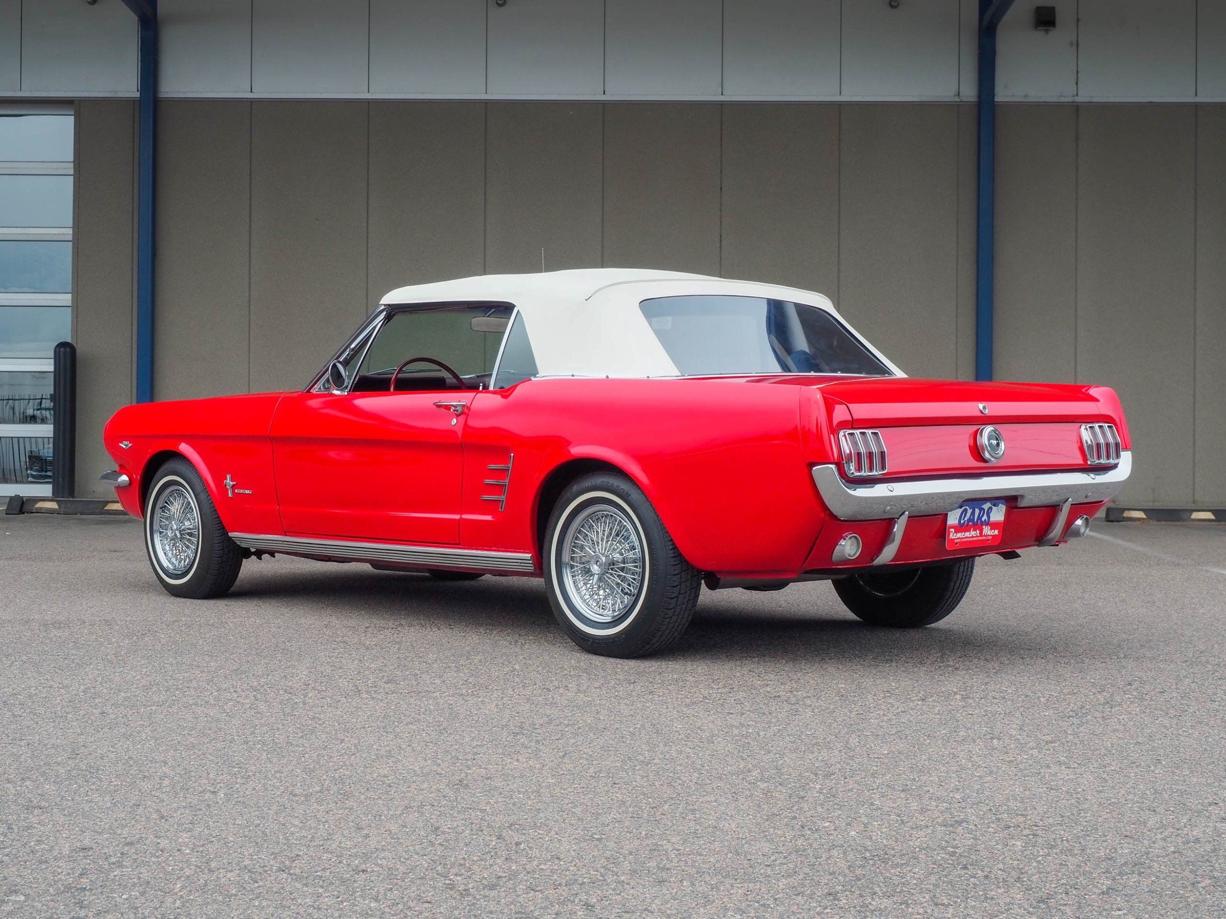 1966 Ford Mustang Red Convertible