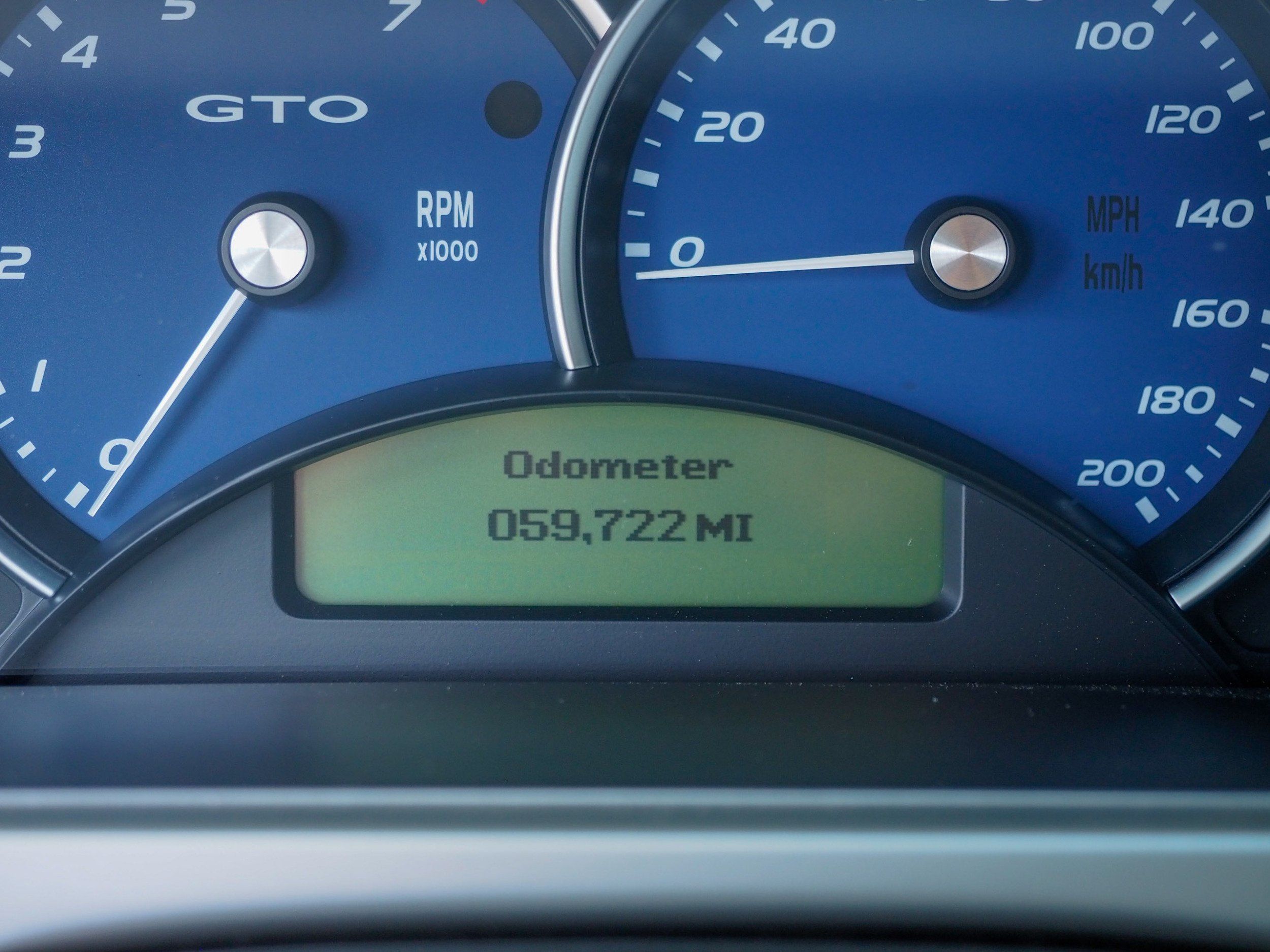 2006 Pontiac GTO Blue 