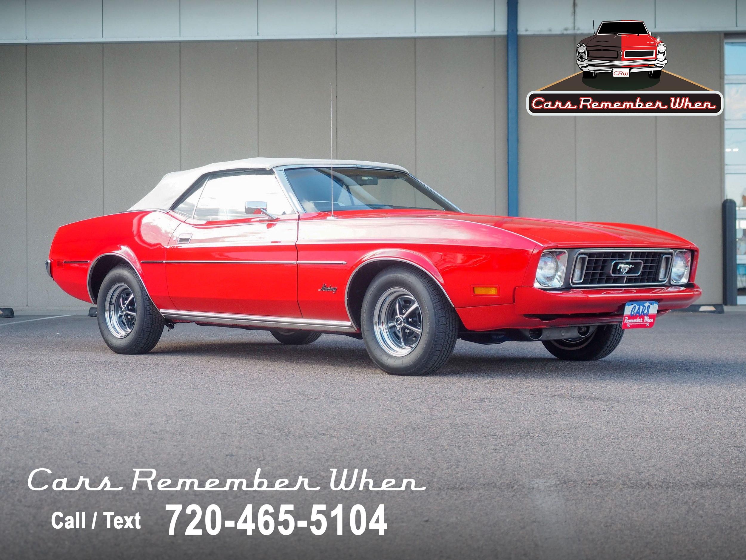 1973 Ford Mustang Red Convertible