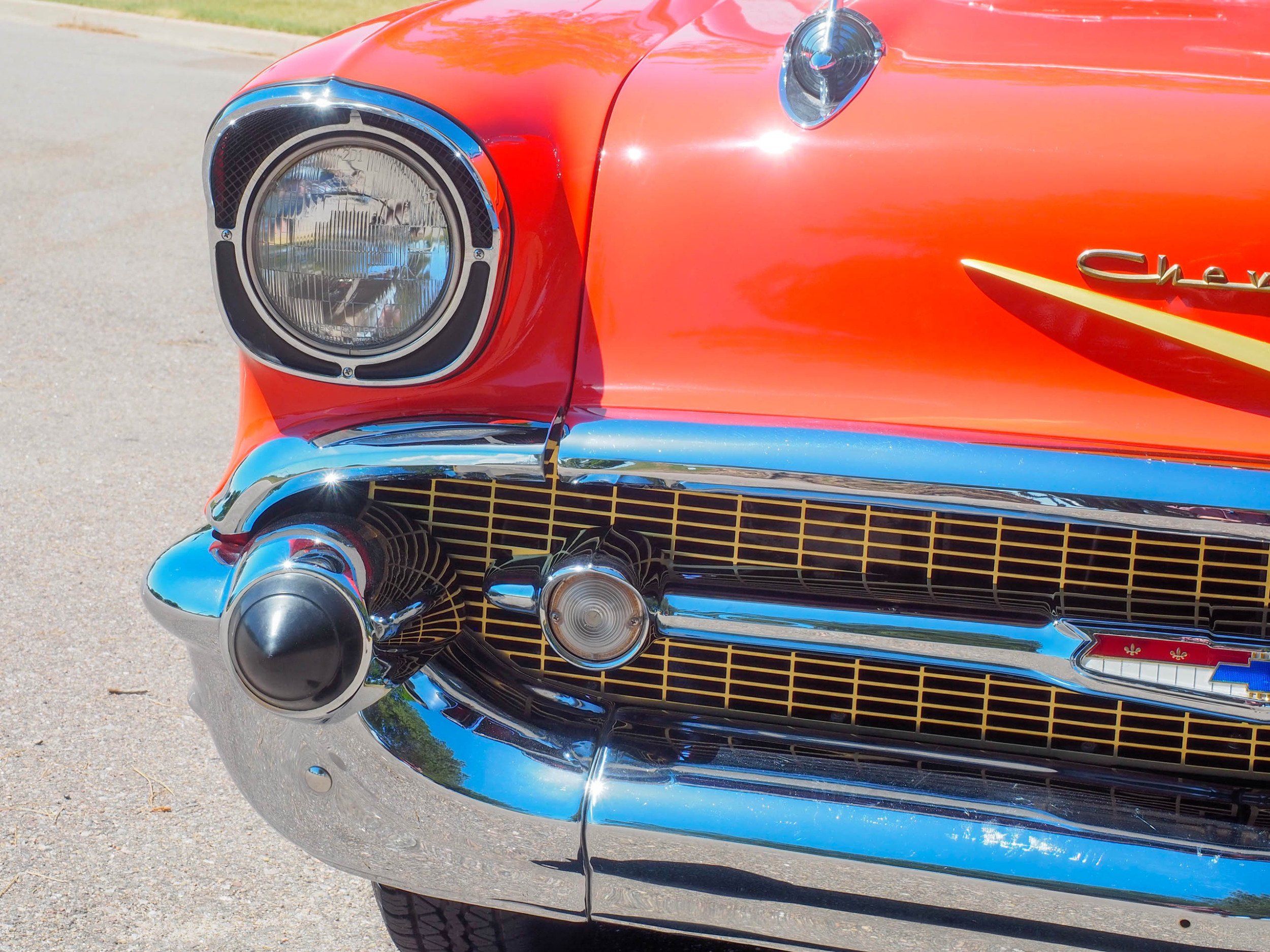 1957 Chevrolet Bel Air Orange 