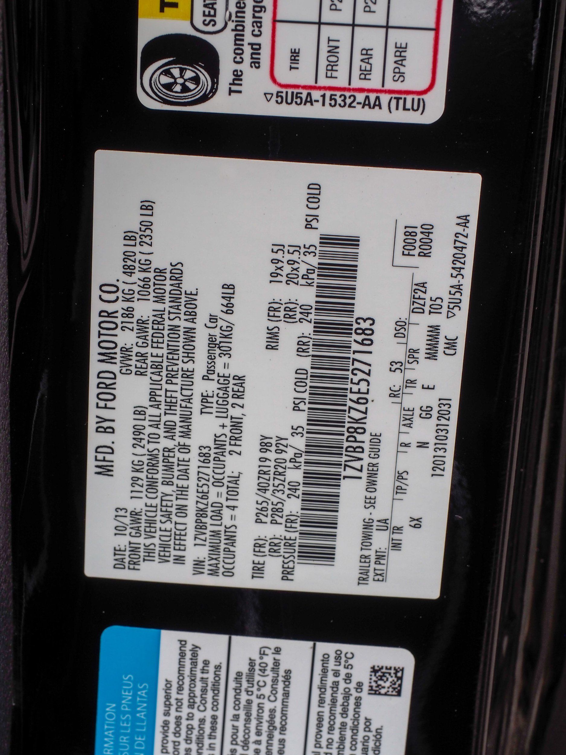 2014 Ford Shelby GT500 Black 
