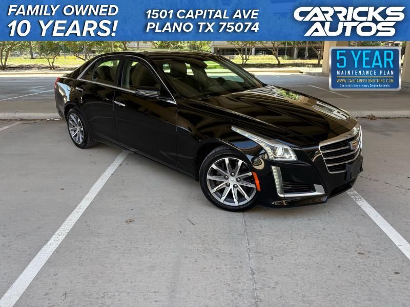 Black 2016 Cadillac CTS Sedan All-Wheel Drive 8-Speed Automatic