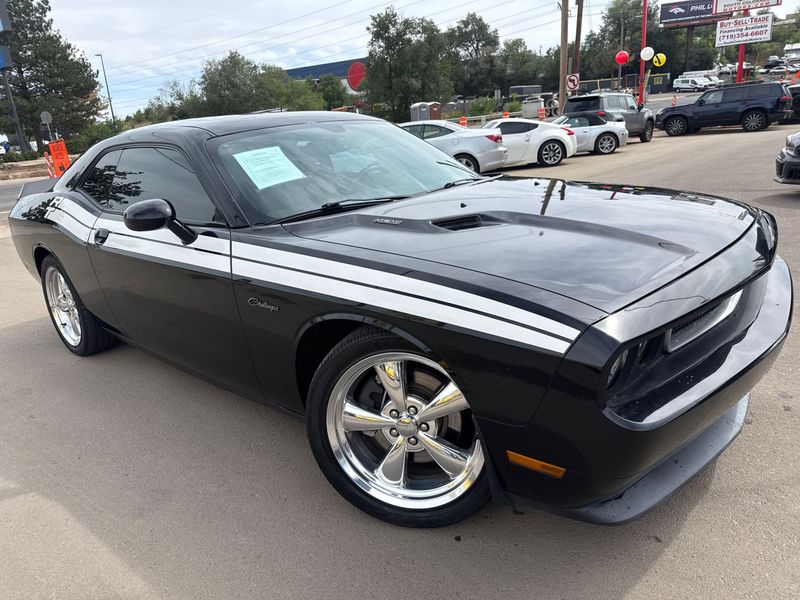 Black 2013 Dodge Challenger Coupe Rear-Wheel Drive 6-Speed Manual