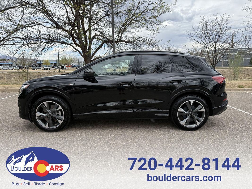 Black 2024 Audi Q4 e-tron quattro Premium Plus 55 SUV / Crossover All-Wheel Drive Automatic