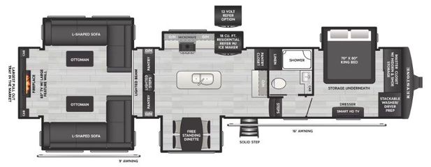 photo of RV 2026 Keystone Alpine Avalanche 381DL