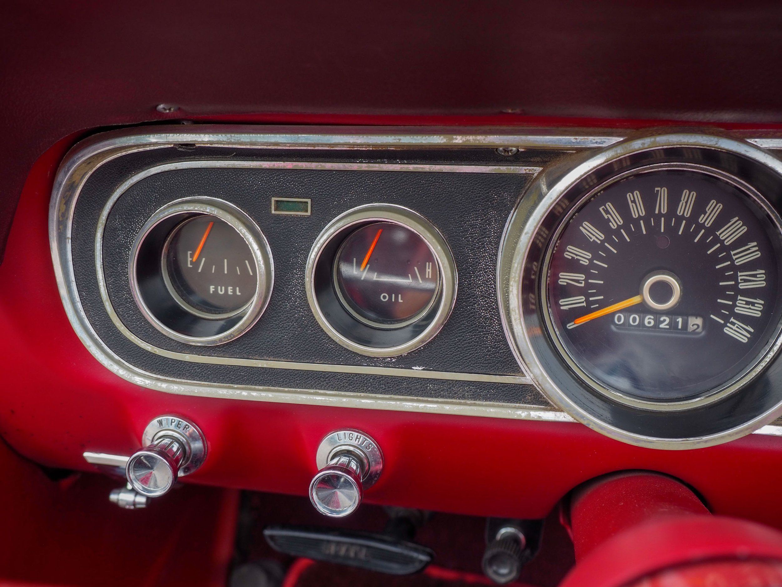 1966 Ford Mustang Red Convertible