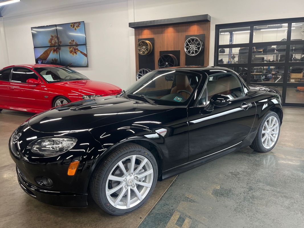 Black 2008 Mazda MX-5 Convertible 6-Speed Manual