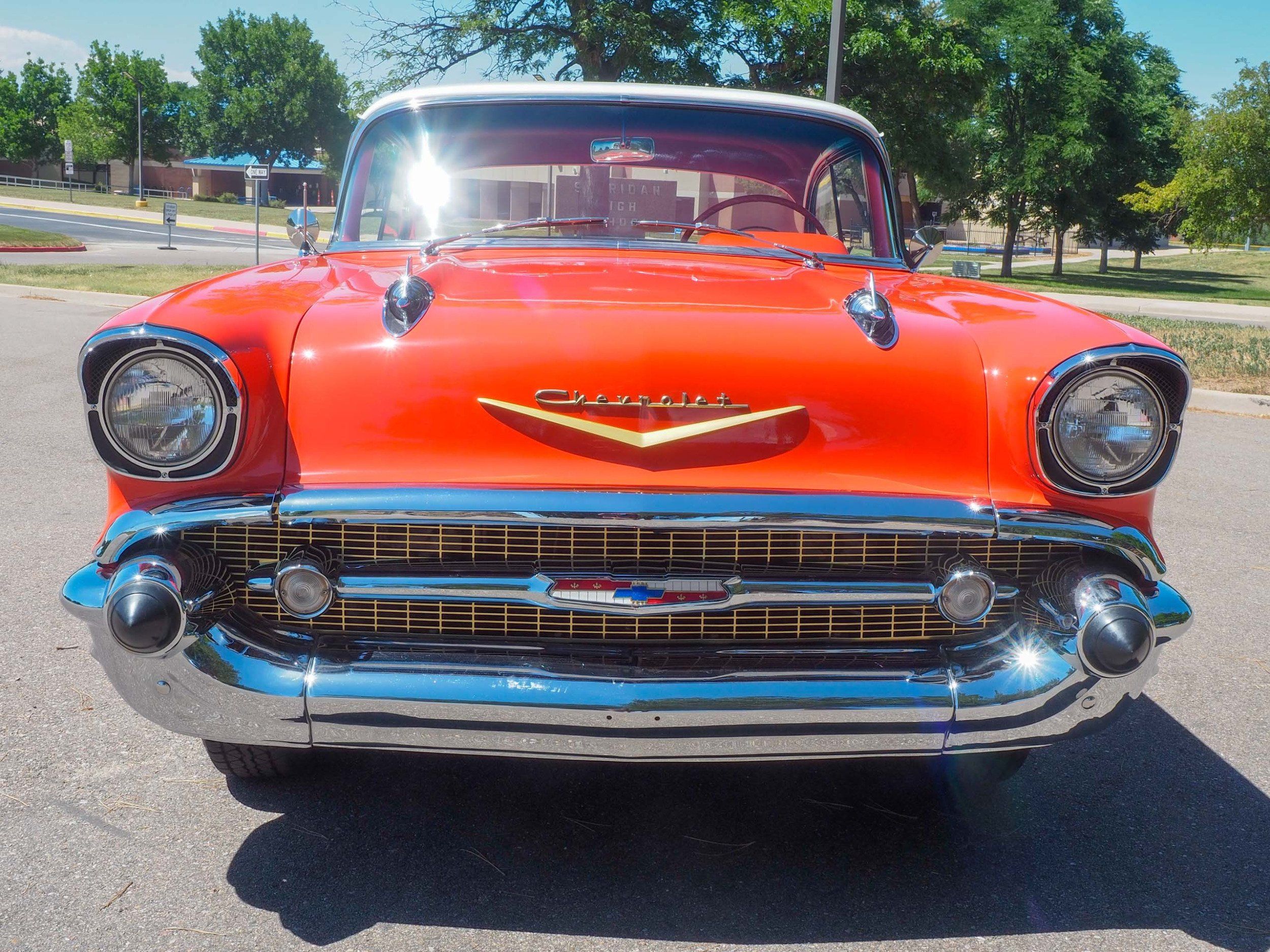 1957 Chevrolet Bel Air Orange 