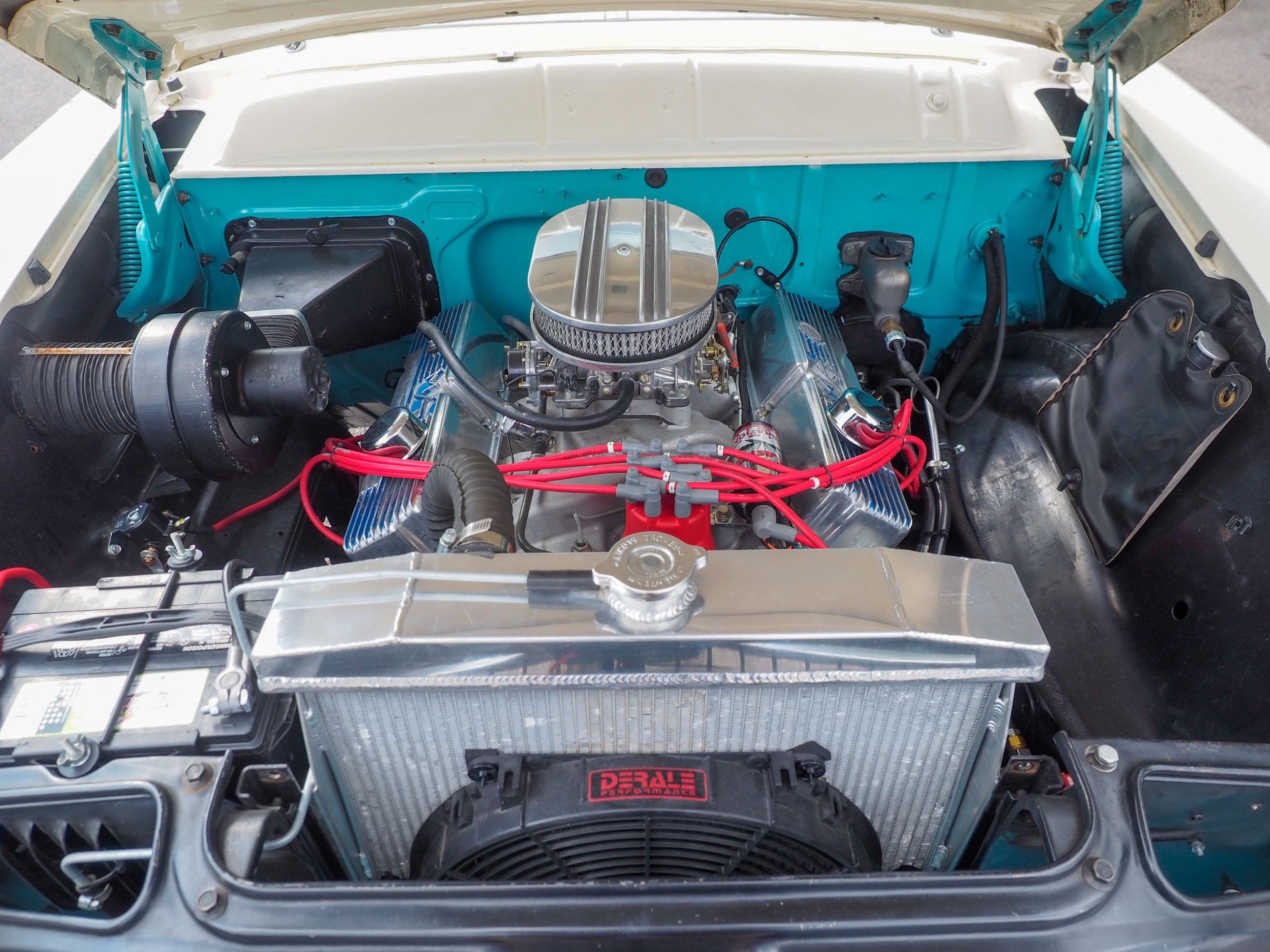 1955 Ford Fairlane Teal Coupe