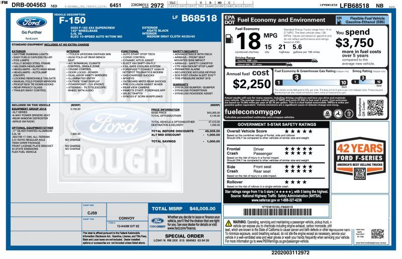 2020 Ford F-150 XLT's photo