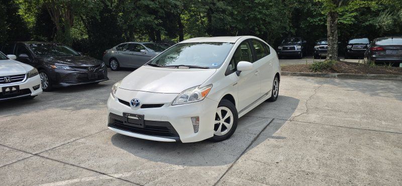White 2012 Toyota Prius Hatchback  Continuously Variable Transmission