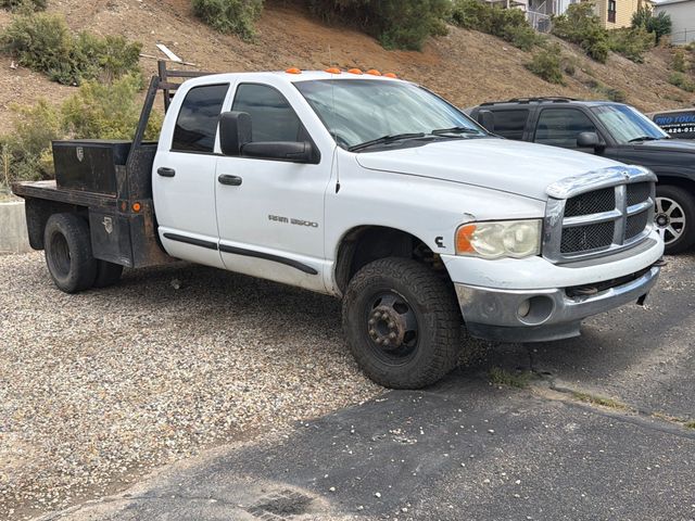 White 2005 Dodge RAM 3500 Pickup Truck 6-Speed Manual