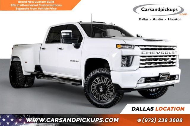 White 2022 Chevrolet Silverado 3500HD Pickup Truck Four-Wheel Drive Automatic