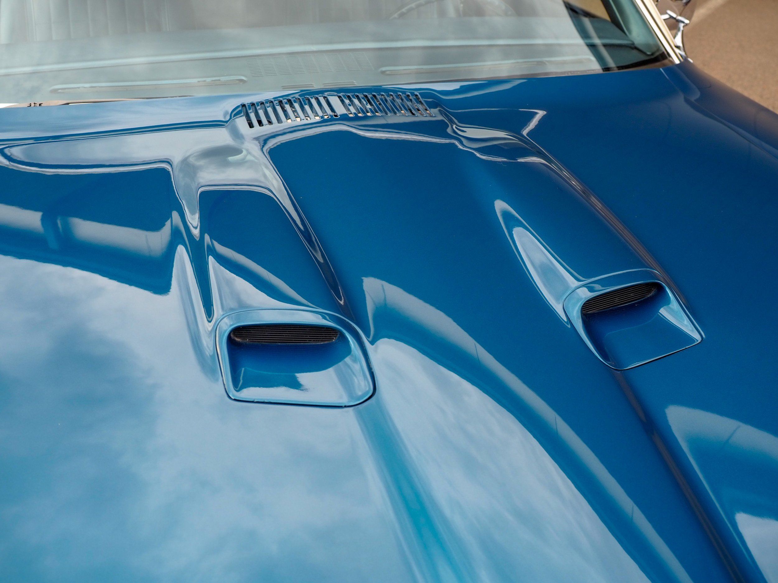 1970 Pontiac GTO Blue 