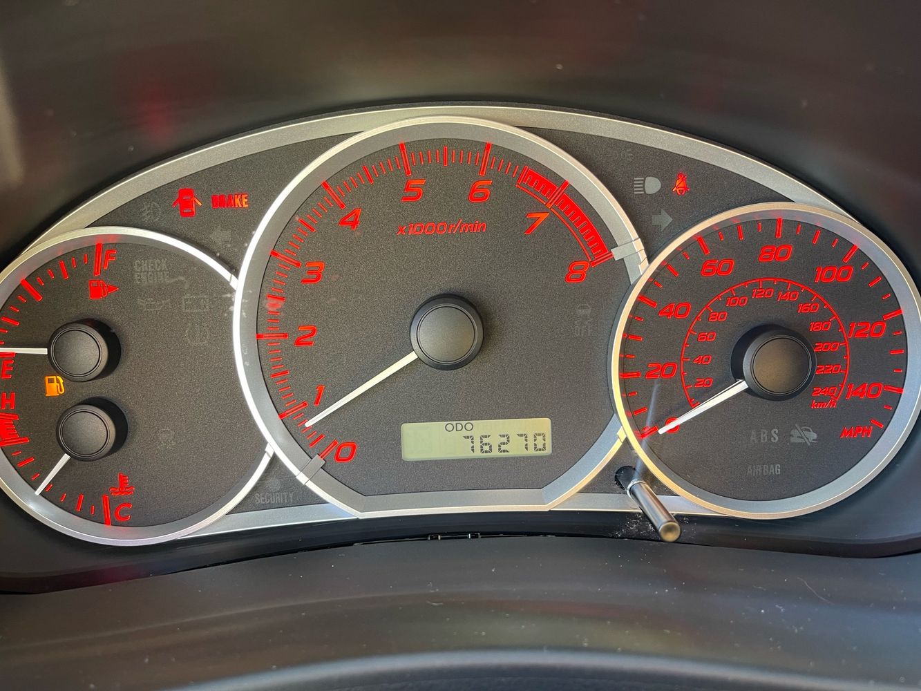 2007 Subaru Impreza Check Engine Light Cruise Control Flashing Shelly Lighting