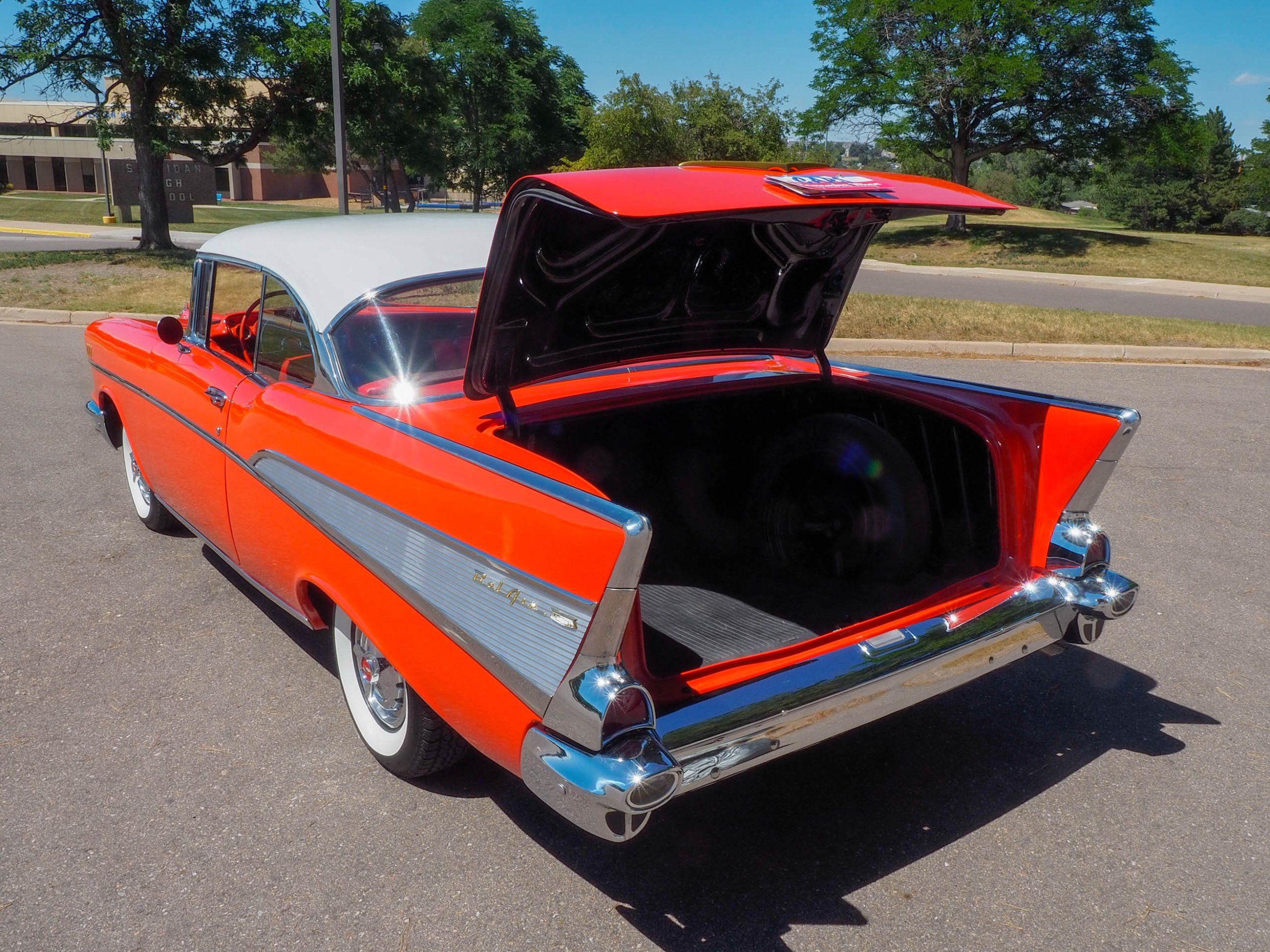 1957 Chevrolet Bel Air Orange 