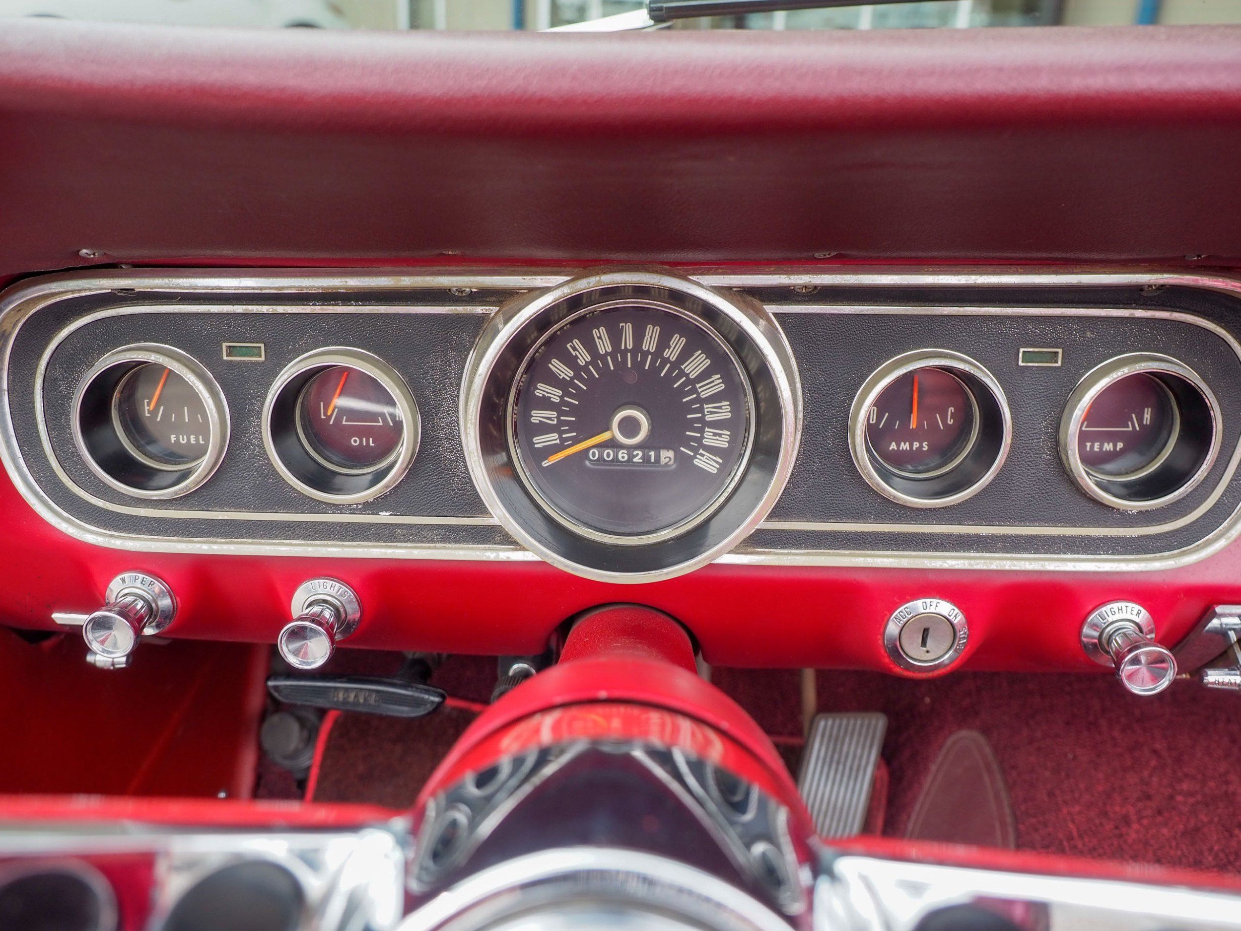 1966 Ford Mustang Red Convertible