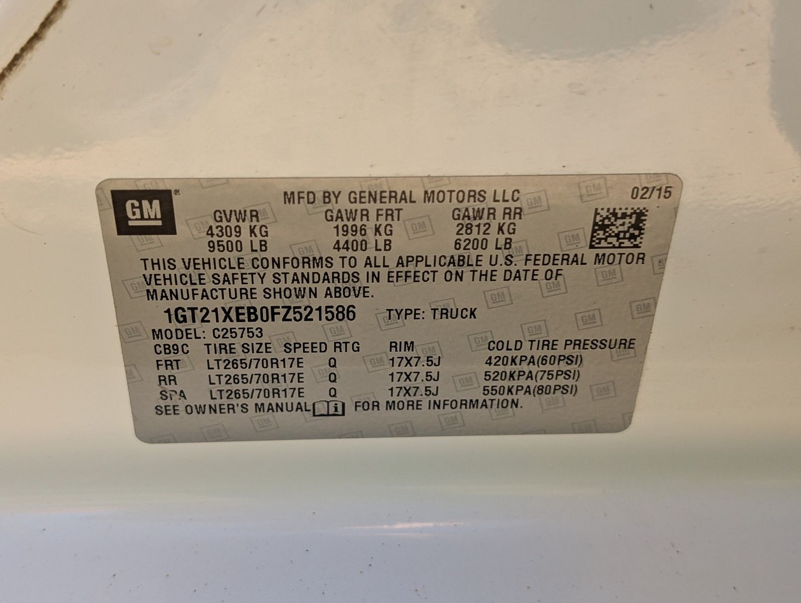 2015 GMC Sierra 2500HD 44