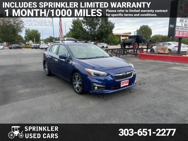 Blue 2018 Subaru Impreza Hatchback All-Wheel Drive 7-Speed CVT